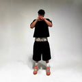 Camo Double Waisted Baggy Shorts
